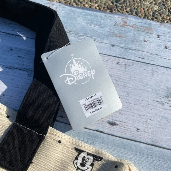 Mickey Mouse Cotton Canvas Tote Bag - Picture 2 of 5